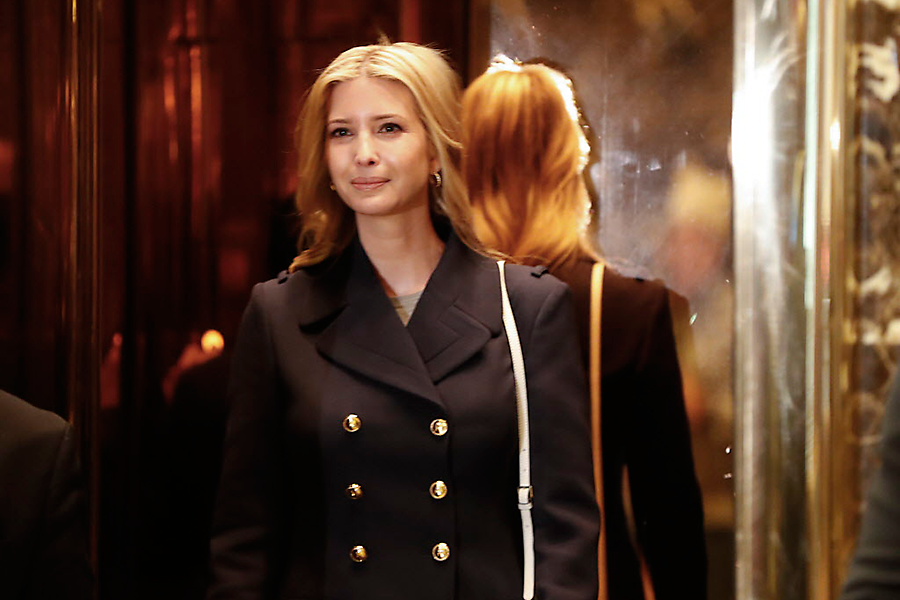 Ivanka trump double breasted wool blend coat best sale